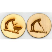 Holz-Bieruntersetzer Rund